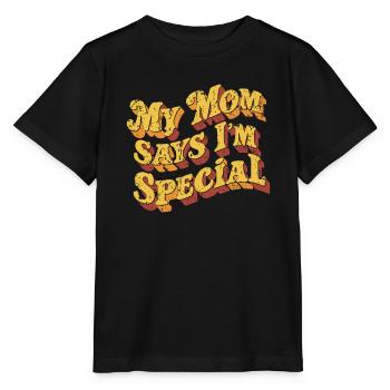 Meine Mama Sagt Ich Bin Besonders - Stanley/Stella Kinder T-Shirt MINI CREATOR  - Schwarz - Vorne - Mikhail (115cm)