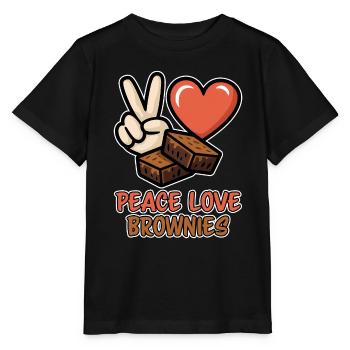 Brownies Saying Pastry Funny Brownie Gift - Stanley/Stella MINI CREATOR Kids’ T-Shirt - black - Front - Mikhail (115cm)