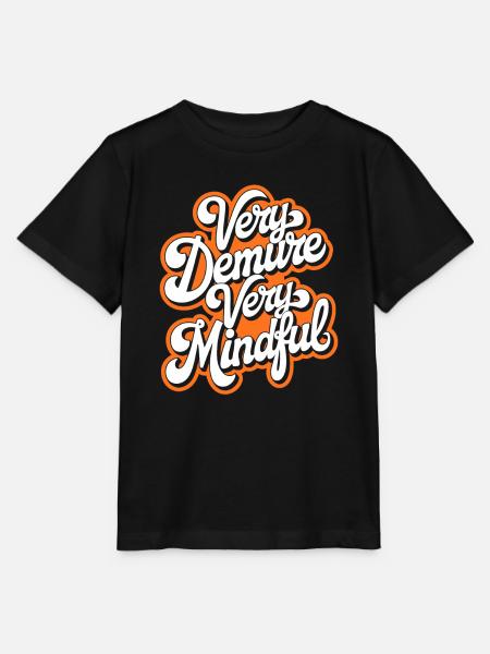 Sehr Demure Sehr Mindful - Stanley/Stella Kinder T-Shirt MINI CREATOR - Schwarz