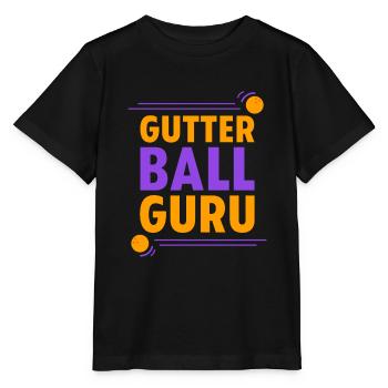 Gutter Ball Guru 3 - Stanley/Stella Kinder T-Shirt MINI CREATOR  - Schwarz - Vorne - Mikhail (115cm)