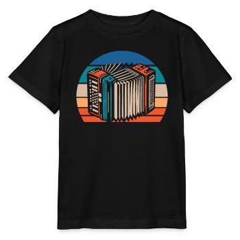 Accordéon - T-shirt bio MINI CREATOR Stanley/Stella Enfant - noir - Devant - Mikhail (115cm)