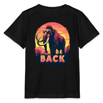 Funny Mammut Steinzeit für einen Mammutliebhaber - Stanley/Stella Kinder T-Shirt MINI CREATOR  - Schwarz - Vorne - Mikhail (115cm)
