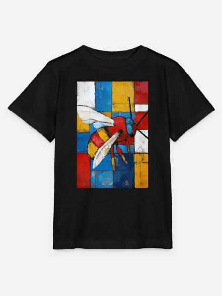 Biene - Stanley/Stella Kinder T-Shirt MINI CREATOR  - Schwarz