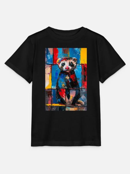 Frettchen - Stanley/Stella Kinder T-Shirt MINI CREATOR  - Schwarz