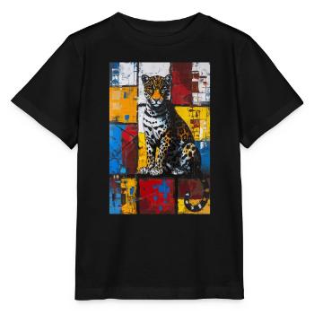 Jaguar - T-shirt bio MINI CREATOR Stanley/Stella Enfant - noir - Devant - Mikhail (115cm)