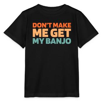 Banjo - T-shirt bio MINI CREATOR Stanley/Stella Enfant - noir - Devant - Mikhail (115cm)