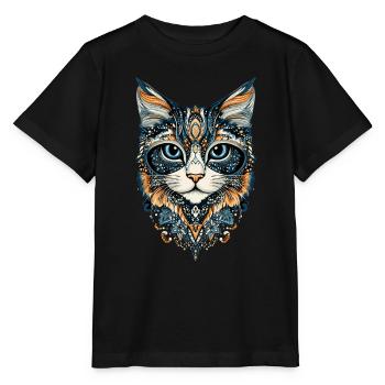 Perserkatze Perser Katze Persian Cat Süße Katzen - Stanley/Stella Kinder T-Shirt MINI CREATOR  - Schwarz - Vorne - Mikhail (115cm)