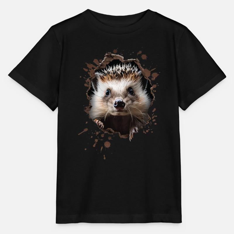Igel - Stanley/Stella Kinder T-Shirt MINI CREATOR  - Schwarz