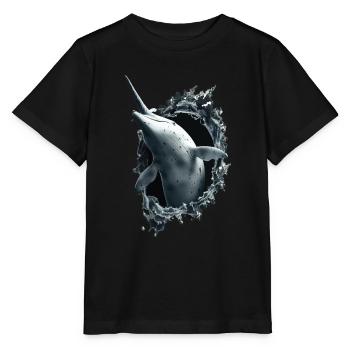 Narval - T-shirt bio MINI CREATOR Stanley/Stella Enfant - noir - Devant - Mikhail (115cm)
