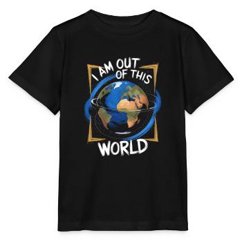 Ich bin nicht von dieser Welt / Außerirdisch - Stanley/Stella Kinder T-Shirt MINI CREATOR  - Schwarz - Vorne - Mikhail (115cm)