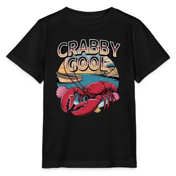 Krabben Hummer Meeresfrüchte für Meeresfrüchte - Stanley/Stella Kinder T-Shirt MINI CREATOR  - Schwarz - Vorne - Mikhail (115cm)