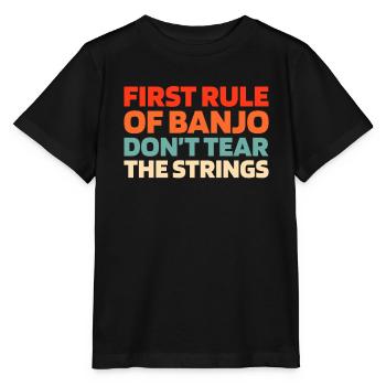 Banjo - T-shirt bio MINI CREATOR Stanley/Stella Enfant - noir - Devant - Mikhail (115cm)