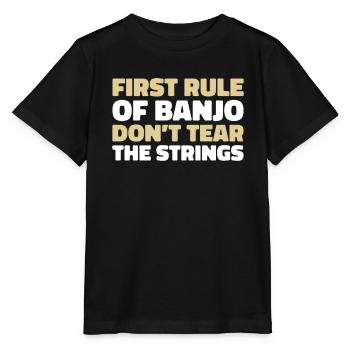 Banjo - Stanley/Stella MINI CREATOR Kids’ T-Shirt - black - Front - Mikhail (115cm)