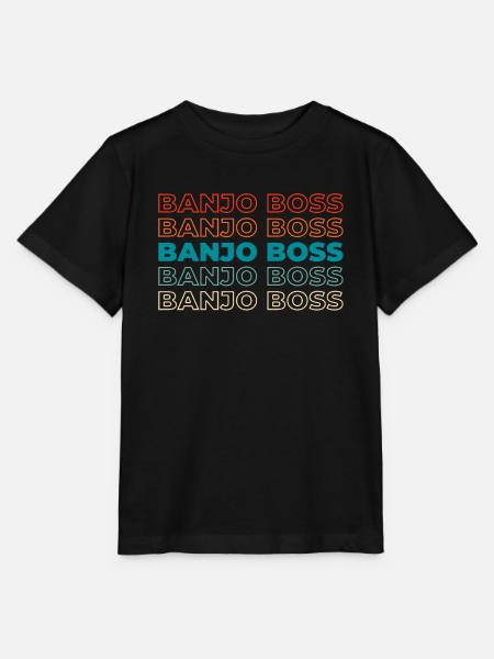 Banjo - Stanley/Stella Kinder T-Shirt MINI CREATOR  - Schwarz