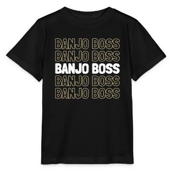 Banjo - T-shirt bio MINI CREATOR Stanley/Stella Enfant - noir - Devant - Mikhail (115cm)
