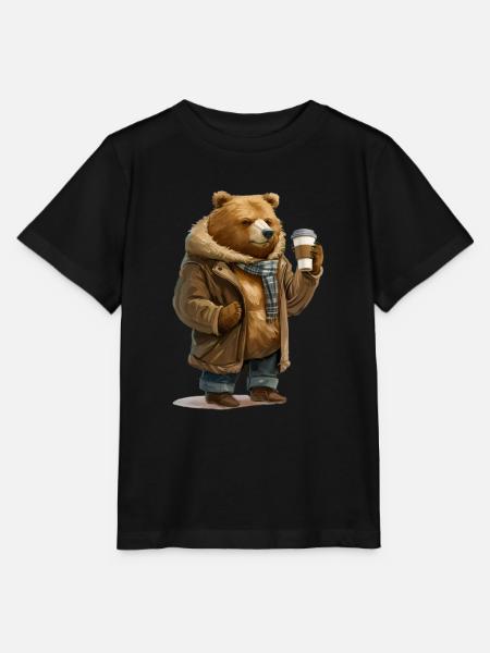 Tragen - Stanley/Stella Kinder T-Shirt MINI CREATOR  - Schwarz