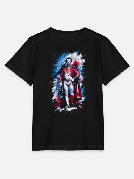 Napoleon Bonaparte Porträt - Stanley/Stella Kinder T-Shirt MINI CREATOR - Schwarz