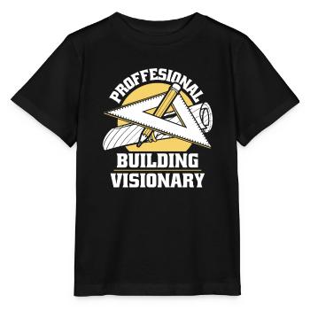 Architekt Architektur - Stanley/Stella Kinder T-Shirt MINI CREATOR  - Schwarz - Vorne - Mikhail (115cm)