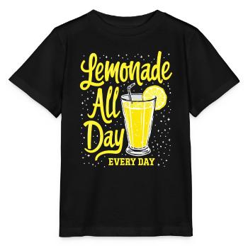 Refreshing Lemonade Vibes: Perfect for Lemonade - Stanley/Stella MINI CREATOR Kids’ T-Shirt - black - Front - Mikhail (115cm)