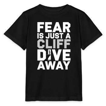 Plongée de falaise Sports d’aventure Thrill Seeker - T-shirt bio MINI CREATOR Stanley/Stella Enfant - noir - Devant - Mikhail (115cm)