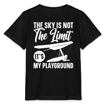 Deltaplane Parapente Deltaplane - T-shirt bio MINI CREATOR Stanley/Stella Enfant - noir - Devant - Mikhail (115cm)