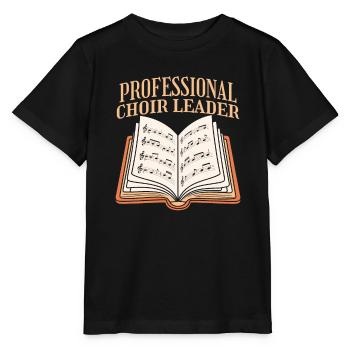 Professeur de chorale - T-shirt bio MINI CREATOR Stanley/Stella Enfant - noir - Devant - Mikhail (115cm)