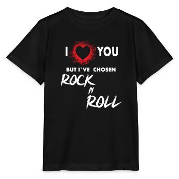 I Love But I've Chosen Rock and Roll - Stanley/Stella MINI CREATOR Kids’ T-Shirt - black - Front - Mikhail (115cm)