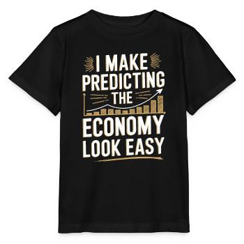 Économiste - T-shirt bio MINI CREATOR Stanley/Stella Enfant - noir - Devant - Mikhail (115cm)