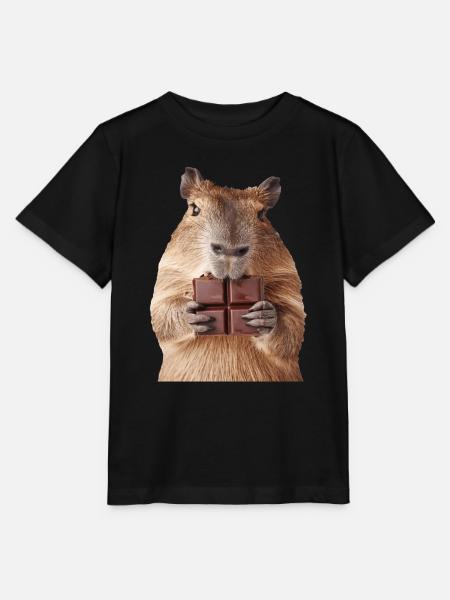 Wasserschwein - Stanley/Stella Kinder T-Shirt MINI CREATOR - Schwarz