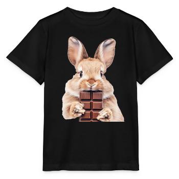 Kaninchen - Stanley/Stella Kinder T-Shirt MINI CREATOR  - Schwarz - Vorne - Mikhail (115cm)