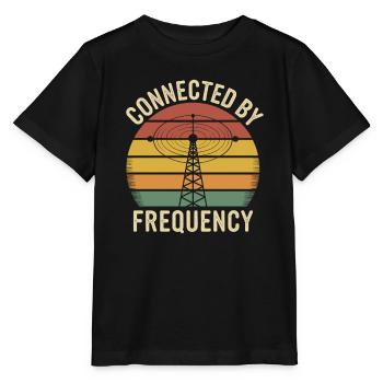 Amateurfunker Verbunden Durch Frequenz - Stanley/Stella Kinder T-Shirt MINI CREATOR  - Schwarz - Vorne - Mikhail (115cm)