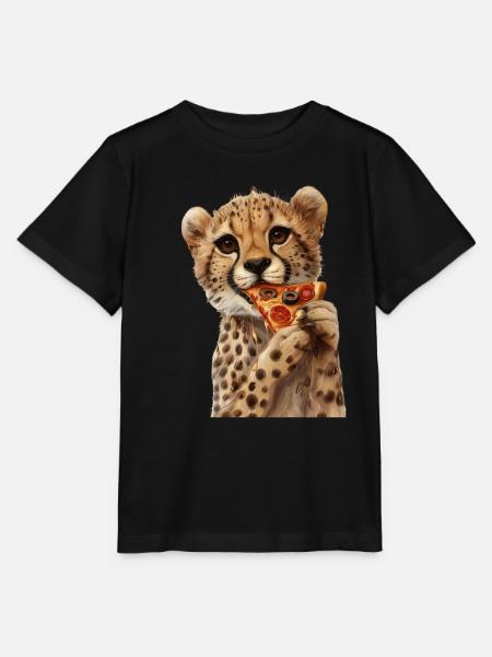 Gepard - Stanley/Stella Kinder T-Shirt MINI CREATOR - Schwarz