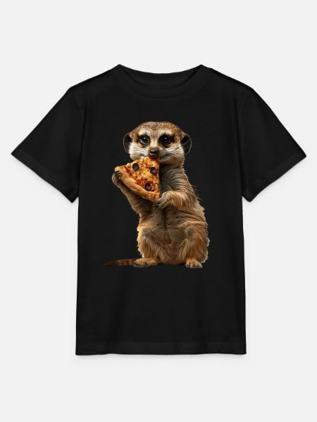 Erdmännchen - Stanley/Stella Kinder T-Shirt MINI CREATOR - Schwarz