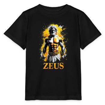 Zeus Gott griechische Mythologie - Stanley/Stella Kinder T-Shirt MINI CREATOR  - Schwarz - Vorne - Mikhail (115cm)