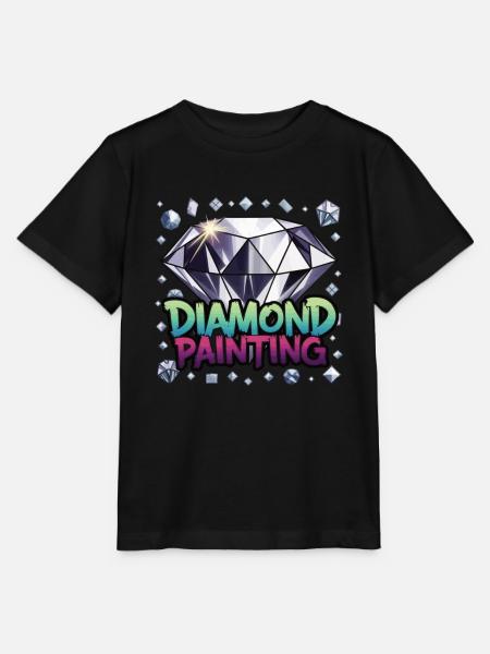 Diamond Painting Diamond Painter - Stanley/Stella Kinder T-Shirt MINI CREATOR - Schwarz