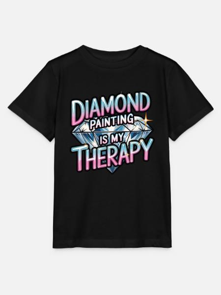 Diamond Painting Diamond Painter - Stanley/Stella Kinder T-Shirt MINI CREATOR - Schwarz