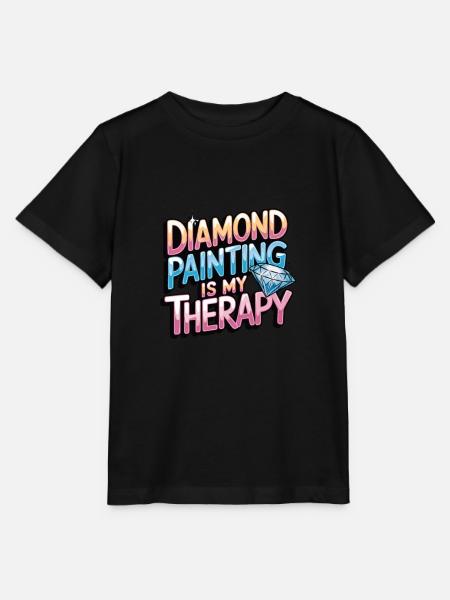 Diamond Painting Diamond Painter - Stanley/Stella Kinder T-Shirt MINI CREATOR - Schwarz