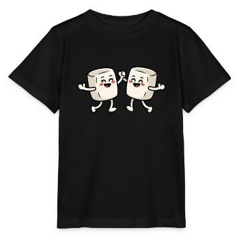 Tanzende Marshmallow - Stanley/Stella Kinder T-Shirt MINI CREATOR  - Schwarz - Vorne - Mikhail (115cm)