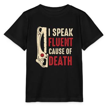 Coroner - Stanley/Stella MINI CREATOR Kids’ T-Shirt - black - Front - Mikhail (115cm)