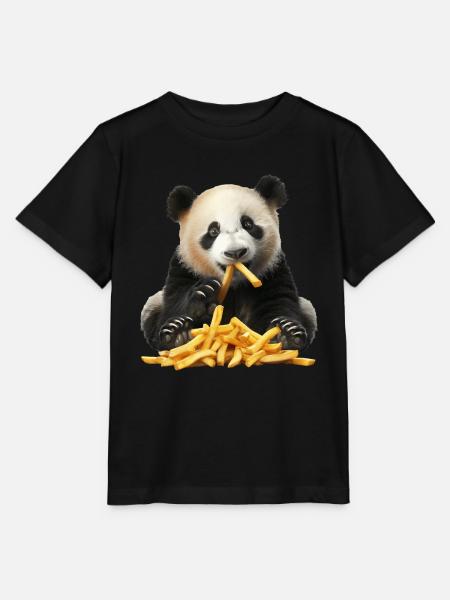 Panda - Stanley/Stella Kinder T-Shirt MINI CREATOR - Schwarz