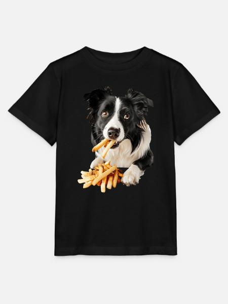 Border Collie - Stanley/Stella Kinder T-Shirt MINI CREATOR  - Schwarz