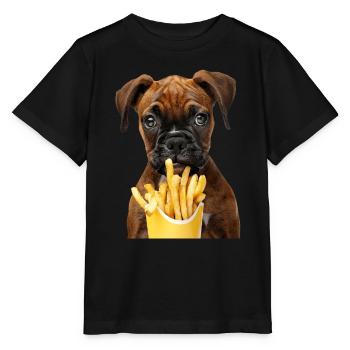 Boxer - Stanley/Stella MINI CREATOR Kids’ T-Shirt - black - Front - Mikhail (115cm)