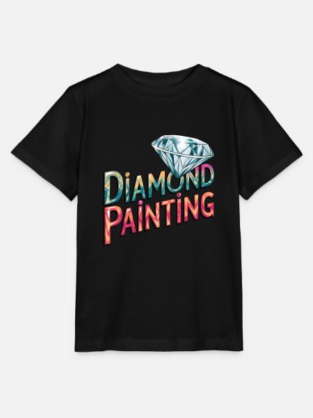 Diamond Painting Diamond Painter - Stanley/Stella Kinder T-Shirt MINI CREATOR - Schwarz