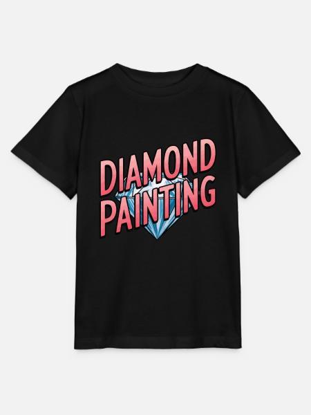 Diamond Painting Diamond Painter - Stanley/Stella Kinder T-Shirt MINI CREATOR  - Schwarz