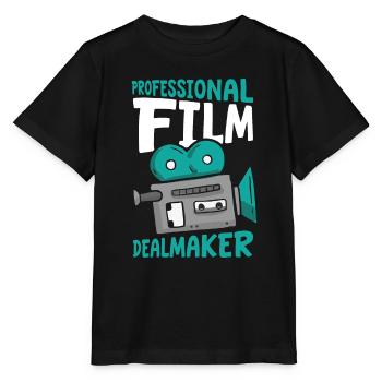 Producteur de films - T-shirt bio MINI CREATOR Stanley/Stella Enfant - noir - Devant - Mikhail (115cm)