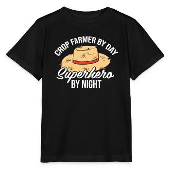 Crop growers - Stanley/Stella MINI CREATOR Kids’ T-Shirt - black - Front - Mikhail (115cm)