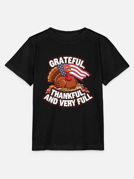 Lustiger Thanksgiving Truthahn - Stanley/Stella Kinder T-Shirt MINI CREATOR - Schwarz