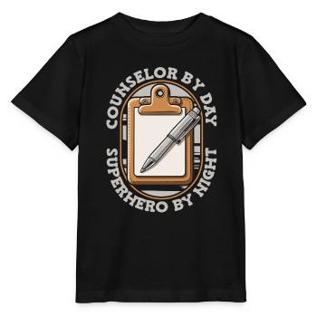 Conseiller - T-shirt bio MINI CREATOR Stanley/Stella Enfant - noir - Devant - Mikhail (115cm)