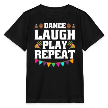 Holi India Holi Festival Happy Holi Fest - Stanley/Stella MINI CREATOR Kids’ T-Shirt - black - Front - Mikhail (115cm)