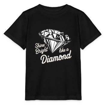 Brille comme un diamant - T-shirt bio MINI CREATOR Stanley/Stella Enfant - noir - Devant - Mikhail (115cm)